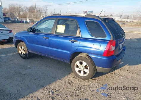 2010 Kia Sportage Lx from USA, damaged, VIN KNDKG3A40A7712301